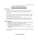 Chapter one Control Question.docx